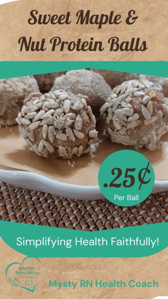 Sweet Maple & Nut Protein Balls