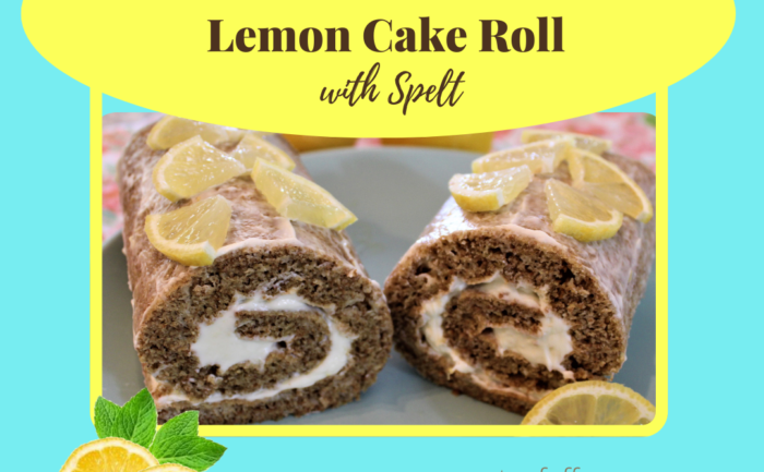 Fresh Milled Lemon Cake Role with Spelt