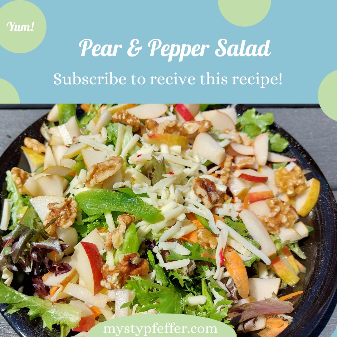 pear & pepper salad