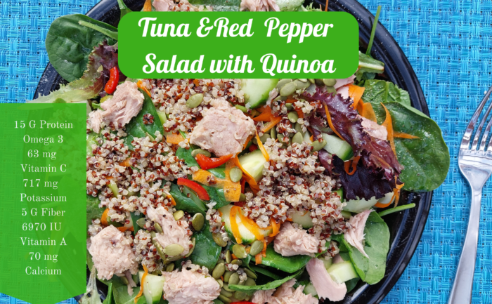 Tuna & Red Pepper Salad with Quinoa