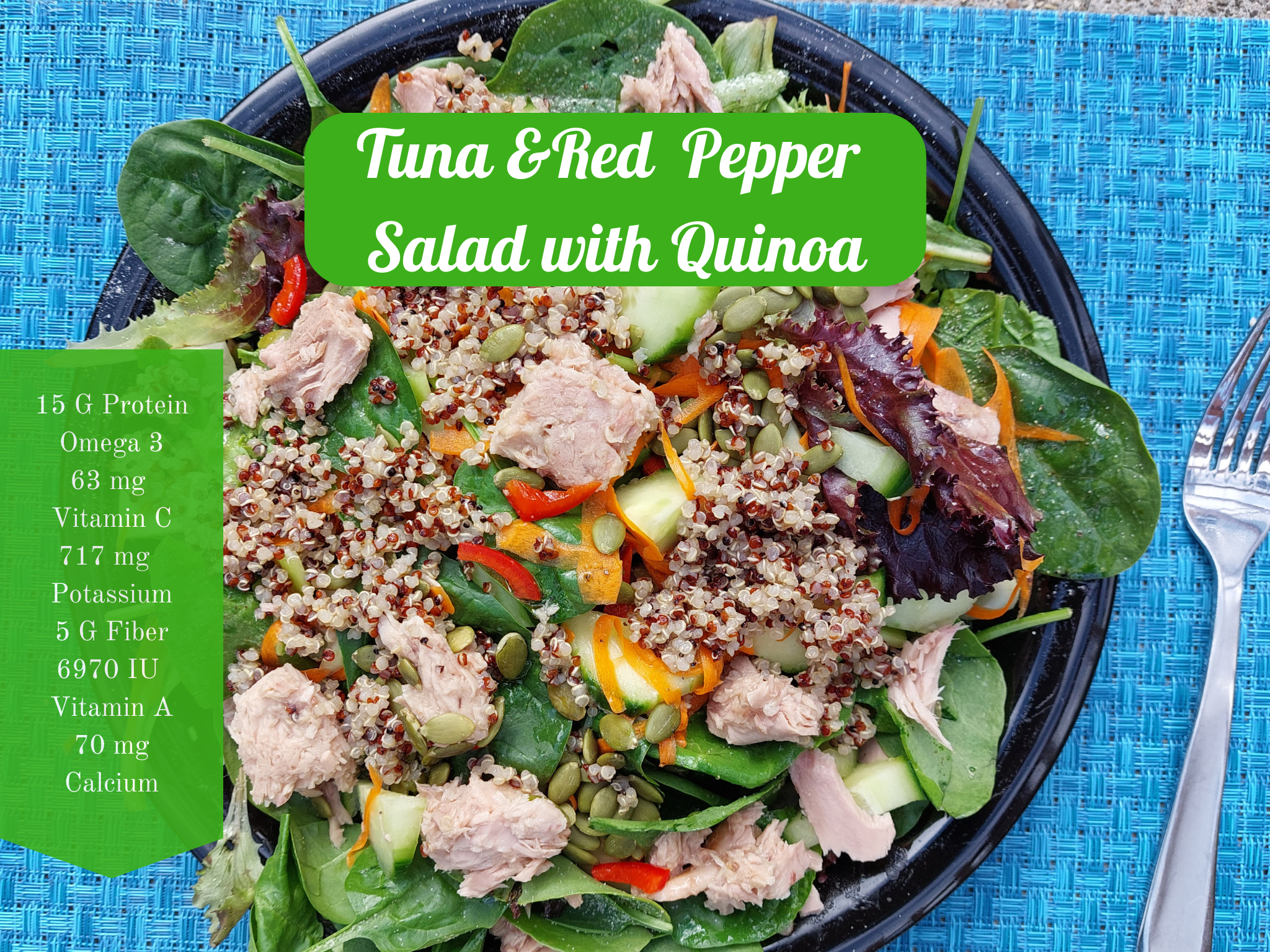 Tuna & Red Pepper Salad with Quinoa