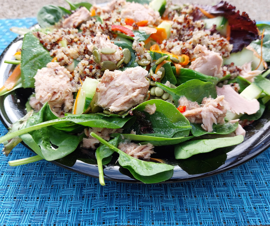 Tuna & Red Pepper Salad with Quinoa