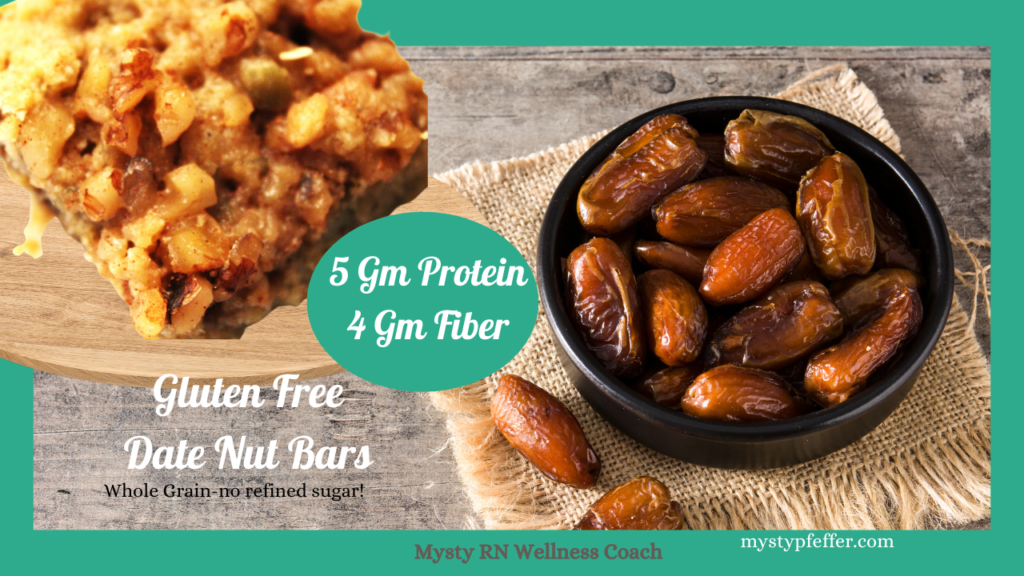 Gluten Free Date Nut Bars