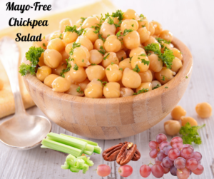 Mayo Free Chickpea Salad