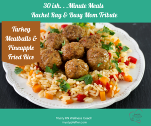 turkey meatball & pineapple rice