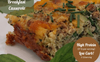 3 Step Zucchini Breakfast Casserole